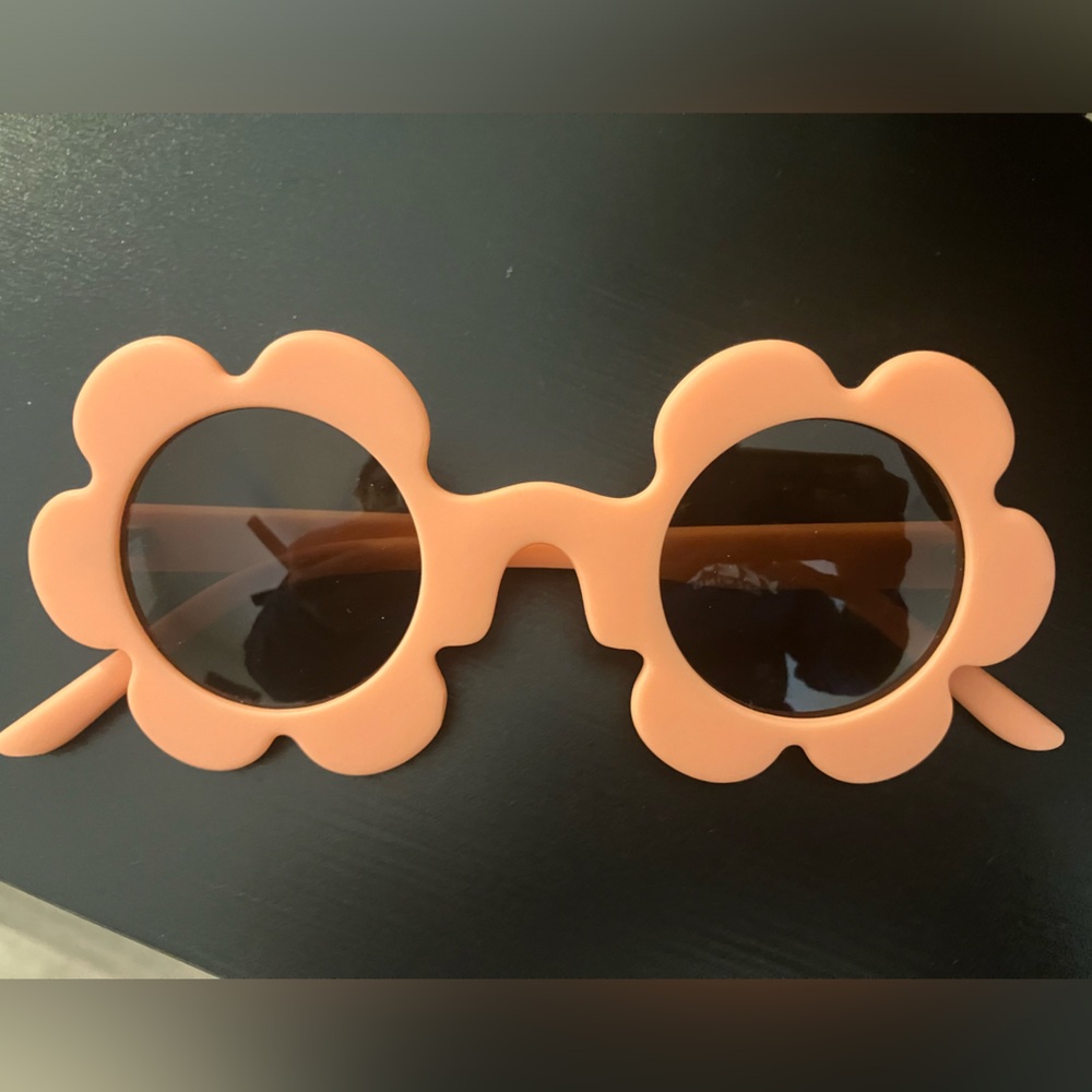 Flower Hippie Sunglasses Peach